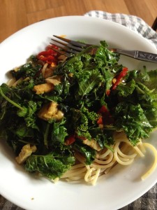 Noodles and Greens Easy Recipe